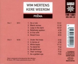 Kere Weerom, Part I: Poèma