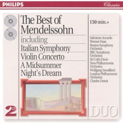The Best Of Mendelssohn (Including Italian Symphony / Violin Concerto / A Midsummer Night's Dream)