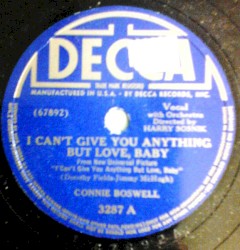 I Can't Give You Anything but Love, Baby / When It's Sleepy Time Down South