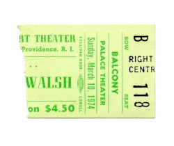 1974‐03‐10 Palace Theatre, Providence, RI