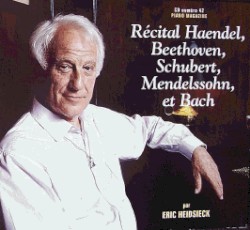 Récital Haendel, Beethoven, Schubert, Mendelssohn, et Bach