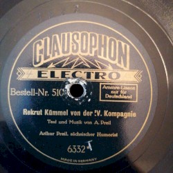 Müller aus Europa wandert aus / Rekrut Kümmel von der IV. Kompagnie