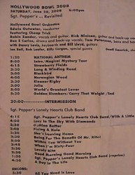 2008-06-28: Sgt. Pepper’s … Revisited, Hollywood Bowl, Los Angeles, CA, USA