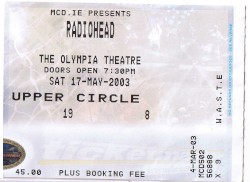 2003โ05โ17: Olympia Theatre, Dublin, Ireland