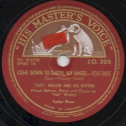 Come Down to Earth, My Angel / It's a Sin to Tell a Lie