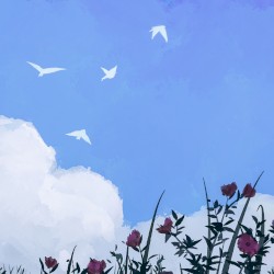 Springtime, with friends