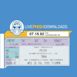 1992-07-15: Trax, Charlottesville, VA, USA