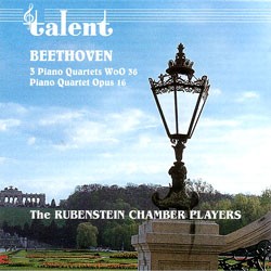 3 Piano Quartets WoO 36 / Piano Quartet Opus 16