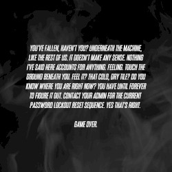 You've fallen, haven't you?