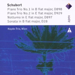 Piano Trio no. 1 op. 99 in B-flat major, Piano Trio no. 2 in E-flat major, op. 100, D292