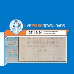 1991-07-19: Somerville Theatre, Somerville, MA, USA