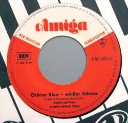 Grüner Klee - weißer Schnee