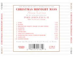 The Most Beautiful Moments of the Christmas Midnight Mass (Missa Latina)