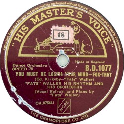 Don't Give Me That Jive (Come on with the Come on) / You Must Be Losing Your Mind