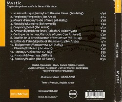 Mystic {D'après des poèmes soufis du IXe au XIIIe siècle}