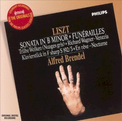 Sonata in B minor / Funérailles / Trübe Wolken (Nuages gris) / Richard Wagner - Venezia / Klavierstück in F sharp S 192/3 / En rêve - Nocturne