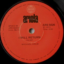 I Will Return / One Rainy Evening, Caroline