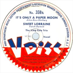 It’s Only a Paper Moon / Sweet Lorraine / It’s a Sin to Tell a Lie / Oh Frenchy