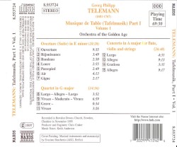 Musique de Table (Tafelmusik), Vol. 1