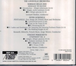 Dello Joio: Homage to Haydn / Schickele: Pentangle / Persichetti: Symphony no. 8
