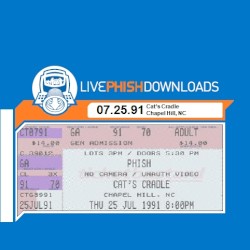 1991-07-25: Cat's Cradle, Chapel Hill, NC, USA