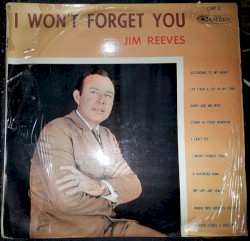 I Won’t Forget You