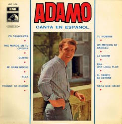 Adamo canta en español