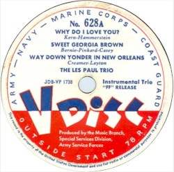 Why Do I Love You? / Sweet Georgia Brown / Why Down Yonder in New Orleans / McNamara’s Band / Egyptian Ella