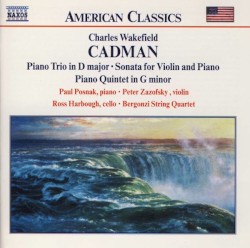 Piano Trio in D major / Sonata for Violin and Piano / Piano Quintet in G minor