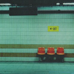 waiting for a train
