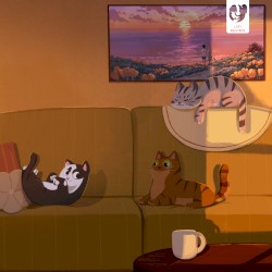 Afternoon with my cats