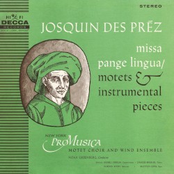 Missa Pange Lingua / Motets & Instrumental Pieces