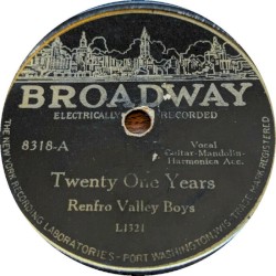 Twenty-One Years / I Wonder How the Folks Are at Home