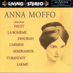 Arias from Faust, La bohème, Dinorah, Carmen, Semiramide, Turandot, Lakmé