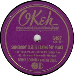 Somebody Else Is Taking My Place / That Did It, Marie