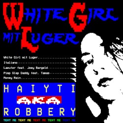 White Girl mit Luger