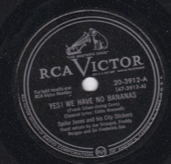 Yes! We Have No Bananas / Yaaka Hula Hickey Dula