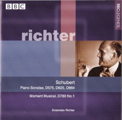 Piano Sonatas D 575, D 625, D 664 / Moment Musical, D 780 no.1