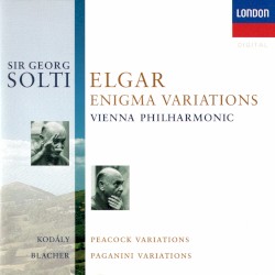 Elgar: Enigma Variations / Kodály: Peacock Variations / Blacher: Paganini Variations