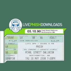 1990-05-10: Pearl Street Ballroom, Northampton, MA, USA