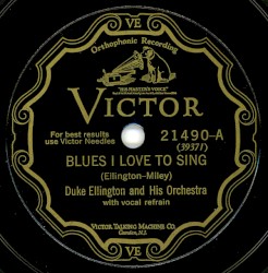 Blues I Love to Sing / Blue Bubbles