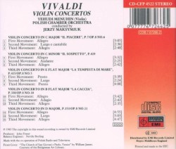 Five Violin Concertos