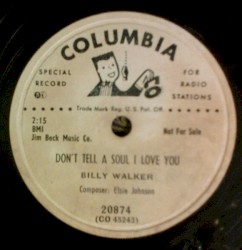 Don’t Tell a Soul I Love You / Millie My Darling
