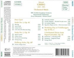 Peer Gynt / Holberg Suite / Sigurd Jorsalfar / Wedding Day at Troldhaugen