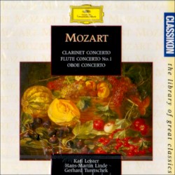 Clarinet Concerto / Flute Concerto / Oboe Concerto