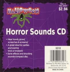 Halloween Horror Sounds CD