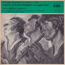 Concert in F voor blofluit en strijkorkest