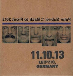 Back to Front 2013: 11.10.13 Leipzig, Germany