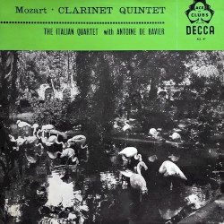 Quintet in A major for Clarinet and Strings, K. 581