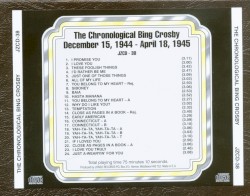 The Chronological Bing Crosby, Volume 38 1944-1945